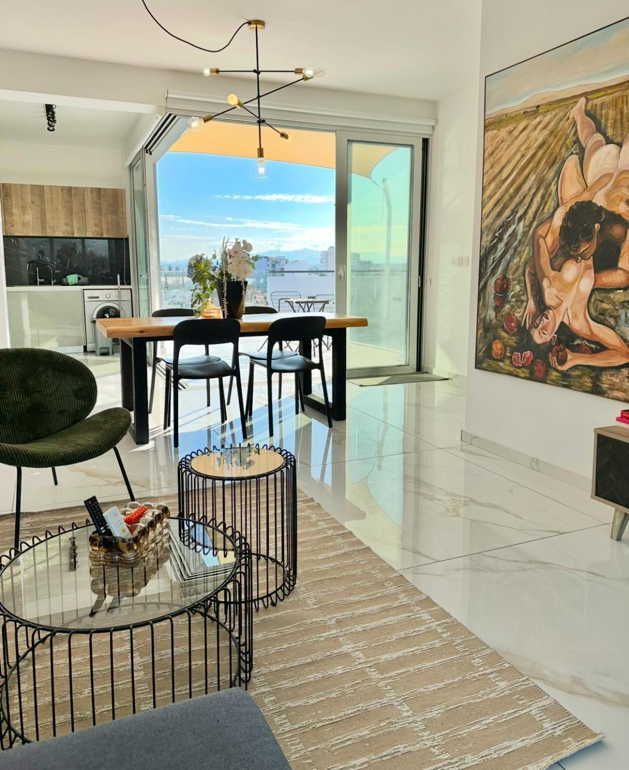 Luxury City Penthouse-Panoramic View-Near Unic Nicosia Exteriör bild